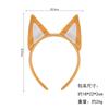 Diadema de Cabeza de Animal de Dibujos Animados para Halloween Diadema de Orejas de Cachorro Azul Accesorios Lindos Femeninos Espectáculo de Cómics para Adultos Día del Niño