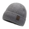 Novo chapéu de malha masculino de outono e inverno, chapéu de lã à prova de frio, moda jovem, chapéu de lã, esportes ao ar livre, boné feminino