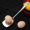 Cuchara partida de acero inoxidable espesada, cuchara de cocina occidental para el hogar, cuchara para comer sopa para niños, cuchara cuadrada, cuchara, cuchara