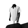 Camiseta Gris Falsa de Dos Piezas Tendencia para Hombre Empalme de Solapa Manga Corta Casual Estilo Hong Kong Holgada Camisa Polo Americana Manga Media