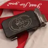 Hongsheng Clássico Liga Automática Fivela Masculina Duas Peças Processo a Laser Fivela de Cinto Automática Quadrado Macio Padrão Atacado