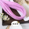 Rattan de plástico PE de 5 mm de ancho para bolsas tejidas a mano Cuerda de ratán de imitación DIY para bolsas de mano tejidas a mano