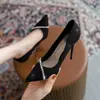 Tacones altos de verano para mujer, nueva colección 2026, tacones de aguja, zapatos versátiles de punta estilo francés con pedrería, adecuados para primavera y verano