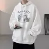 Sudadera con Capucha Pulóver Delgada Regular Holgada Moderna Sudadera Top Estudiante Chaqueta con Capucha Unisex Marca de Moda Primavera y Otoño