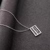 Colgante bolsa de la suerte plata colgante de monedero collar pareja hueco collar Bolsa de la Suerte plata monedero joyería de plata fósforo pequeño