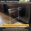 Cesta de Armazenamento para Cozinha Montada na Lateral com Extração Cesta de Arame de Metal