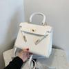 Moda Transfronteriza Bolso Versátil de Platino para Mujer 2026 Nuevo Bolso de Mano Vintage Bolso Kelly Bolso Cruzado de Hombro para Viajes de Nicho