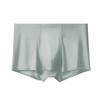 Roupa Íntima de Seda de Gelo para Homens, Boxer Briefs Finos Sem Costura, Shorts de Peça Única com Ângulo Plano, Tamanho Grande, Cor Sólida, Shorts de Alta Qualidade, Atacado, Respirável
