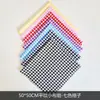 Parche de Tela Hecho a Mano Patchwork DIY Floral Pequeño Pastoral Tela de Algodón Tela de Lino de Algodón Set Bloque de Tela Tela Estampada Retazos