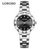 Reloj Marca Longbo Reloj de cuarzo transfronterizo para pareja reloj de acero para mujer simple impermeable reloj para hombre venta al por mayor