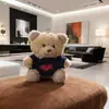 Oso Lindo con Suéter Colgante Juguete de Peluche Muñeca Oso de Peluche Colgante de Bolsa Llavero Muñeca Muñeca
