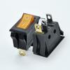Interruptor con Forma de Barco Certificado Kc Kcd3-B2 con Cubierta en Forma de V Iluminada de 3 Pines y 2 Velocidades Interruptor Certificado Indio Io Coreano