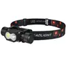 Nuevo Faro Led de Luz Fuerte para Camping al Aire Libre y Pesca Nocturna, Recargable Tipo-C, Linterna Frontal de Aleación de Aluminio, Modelo de Doble Uso