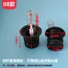 Válvula de drenagem de máquina de lavar semi-automática Plugue de água de máquina de lavar tanquinho Fole de borracha Acessórios para máquina de lavar Haste de tração com mola
