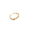 Nuevo Anillo de Lujo Accesible Japonés y Coreano para Mujer Trenzado Retorcido Moda Anillo Personalizado Elegante Retro Simple Estilo Frío Abierto