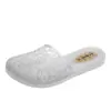 Zapatillas Sandalias de Casa Nuevas para Mujer Shanghai Juli Baotou Antideslizantes de Interior Zapatos Casuales de Baotou Transpirables de Cristal Verano