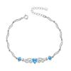 Pulseira Europeia e Americana Asas de Anjo da Amazon Pulseira Feminina Pulseira de Prata Esterlina Presente de Aniversário para Namorada Joias Criativas