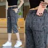 2026 Novos Shorts Masculinos de Verão Respiráveis Casuais Tendência Único de Perna Reta Comprimento Médio Shorts Masculinos de Verão