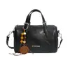 Bolso Boston de Mano de Lujo Ligero de Gama Alta para Mujer 2025 Nuevo Versátil Moda Viaje de Negocios Importación Popular Bolso de Hombro Cruzado