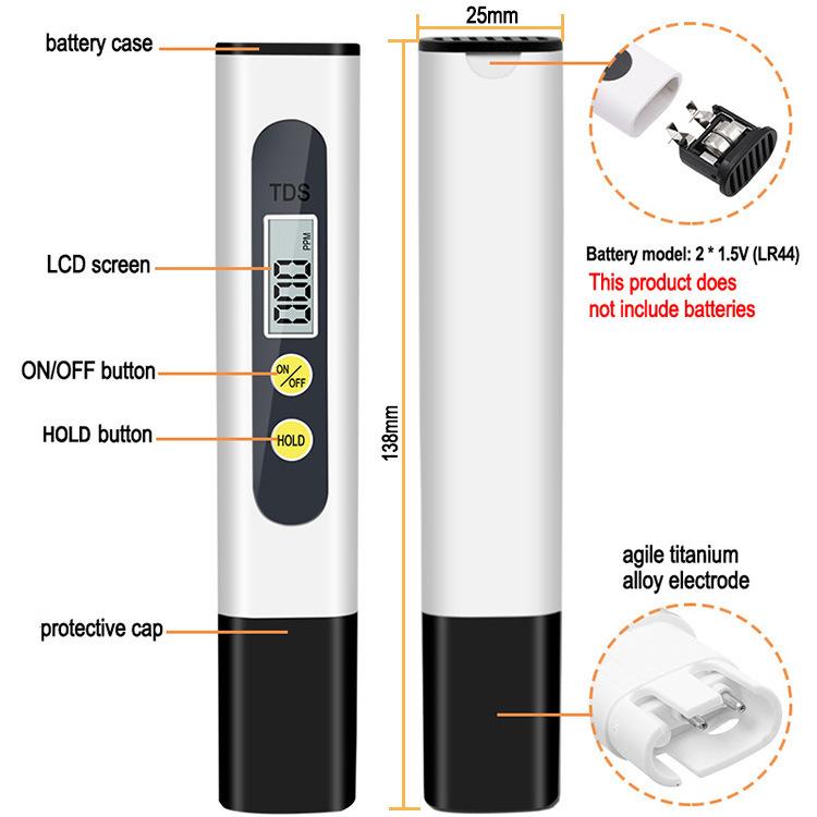 TDS-M2水质检测笔外贸品质爆款家用tds测水笔
