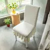 Funda de silla de felpa, adecuada para todas las estaciones, funda elástica para taburete, diseño moderno y simple con respaldo integrado, funda de silla para el hogar de color liso
