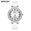 Reloj de Cuarzo Sanda de Venta Caliente para Mujer, Moderno, Compacto, Versátil, Sencillo, Casual, Luminoso, Reloj para Mujer al por Mayor