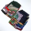 Chal Estilo Étnico Cheongsam con Bufanda Bufanda Cuadrada Grande Estampada Rusa Turbante Suministro Transfronterizo Fabricante Mayorista