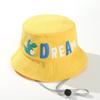 Sombrero de pescador para niños de primavera y otoño, sombrero para bebé de jardín de infancia, sombrero de pescador de dinosaurio de dibujos animados lindo para niños y niñas, lote de fábrica de explosiones