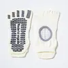 Calcetines de Yoga de Cinco Dedos para Mujer, Antideslizantes Profesionales, Transpirables Finos Estilo Verano, Entrenamiento Físico, Calcetines Tobilleros con Dedos Separados Específicos para Pilates