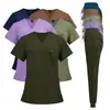 72% poliéster, 21% viscose, 7% elastano - uniformes cirúrgicos feitos sob medida para homens e mulheres