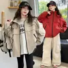 Chaqueta Desmontable 3 en 1 para Niñas Nuevo Estilo Otoño 2026 Gabardina para Niñas Grandes Abrigo de Otoño/Invierno para Niños