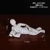 Set de Tres Figuras de Lujo Ligero con Temática de Yoga y Danza para Maquetas de Dormitorios, Salas de Estar, Estudios y Decoración de Hoteles