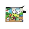 Porta-moedas Cartoon Sapo de Olhos Grandes Novo Sanrio Transfronteiriço, Bolsa de Estudante Infantil, Porta-Cartões Mini de Estudante Fofo e Leve