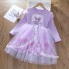 Vestido Lolita para Niña 2026 Nuevo Estilo Manga Larga Infantil Kuromi Vestido de Princesa Primavera y Otoño Atuendo de Moda