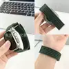 Correa Aplicable para Apple Apple Watch Transpirable tipo Nube de Dos Secciones de Nailon Unisex Correa de Muñeca de Repuesto