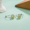 Aretes de Jade Hotan para Mujer Diseño de Nicho Sentido Avanzado Aretes de Viento Frío 2022 Nueva Moda Verano Anillo para la Oreja Aretes
