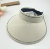 2026 Sombrero de Sol de Verano Nuevo Estilo para Deportes al Aire Libre para Mujer con Ala Ancha, Seda de Hielo Transpirable Estilo Coreano con Parte Superior Abierta