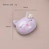 Accesorios de resina DIY de dibujos animados, cabeza de animal de color claro, pegamento de crema, pinzas para el pelo, hebillas para zapatos, llaveros, colgantes, accesorios