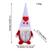 Boneco Sem Rosto com Capuz Criativo de Musgo Gnomo de Feriado Papai Noel Boneco de Pelúcia Boneca Ornamento Decorativo