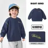 Sudadera Redonda Estilo Montaña para Niños Europeos Derecha Estilo Primavera y Otoño 2026 Nuevo Estilo Ropa para Niños Tallas Mediana y Grande Ropa de Otoño para Bebés Top