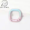 Cierre de Primavera Pintado DIY Accesorios de Joyería de Aleación Llavero Anillo de Resorte Hebilla Versátil para Colgar Hebilla de Bolso Llavero DIY