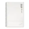 Cuaderno Impermeable con Espiral 18K, Libro de Palabras Personalizado, Cuaderno de Espiral, Cuaderno de Inglés, Cuaderno de Reuniones 25K, Cuaderno de Composición, Cuaderno de Cuadrícula