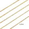 Cadena de cuentas de hierro de 2 M cadena básica collar pulsera estilo frío accesorios de joyería DIY Y3