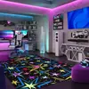 Alfombra de Piso de Terciopelo de Cristal para Consola de Videojuegos Transfronteriza Alfombra Decorativa para Sala de E-Sports Uso en Hogar Sala de Estar y Dormitorio Área Grande