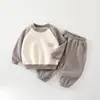 Conjunto de Sudadera Deportiva Casual para Bebé de Liquidación de Primavera