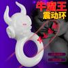 Ovo de Fogo Anel Vibratório Sexy Compartilhamento de Casal Anel de Bloqueio de Sêmen Anel Duplamente Vibratório Produtos para Adultos Atacado