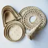 Ornamento Creativo Colgante para Jardín de Infancia Cesta de Bambú para Cernir Trampa de Bambú para Peces Sombrero de Bambú Tamiz de Bambú Jaula de Bambú Anillo para Cortina de Bambú Suministros Creativos Esterilla de Bambú