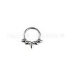 Piercing de Nariz Sem Costura de Titânio F136 Formato de Cobra 3D Tridimensional Pressão de Óleo Corpo em Liga de Titânio G23 Joias Brincos