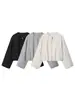 Comercio Exterior Transfronterizo Spot Popular Chaqueta Estilo Europeo y Americano Moda Otoño Mujer Chaqueta Bomber Suave Cuello Redondo