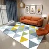 Nueva Alfombra de Piso Sala de Estar Dormitorio Lujo Ligero Alta Calidad Simple Cobertura Total Sofá Alfombra de Piso Grande Mesa de Café Limpiable Alfombra de Mesita de Noche